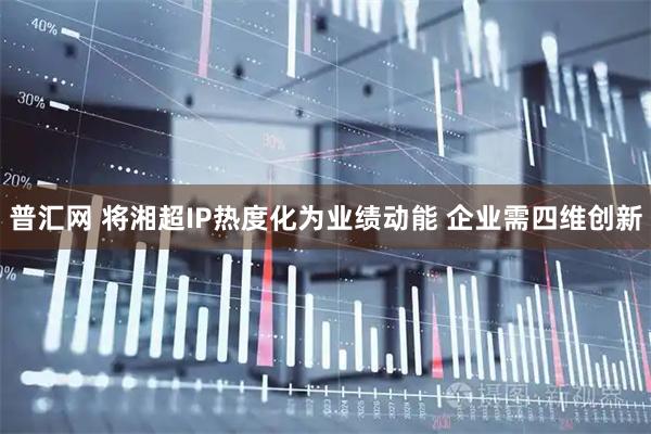 普汇网 将湘超IP热度化为业绩动能 企业需四维创新
